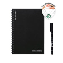 Cargar imagen en el visor de la galería, Infinitebook Liso A5 Preto