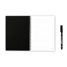 Cargar imagen en el visor de la galería, Infinitebook Pautado A5 Preto +  Marcador